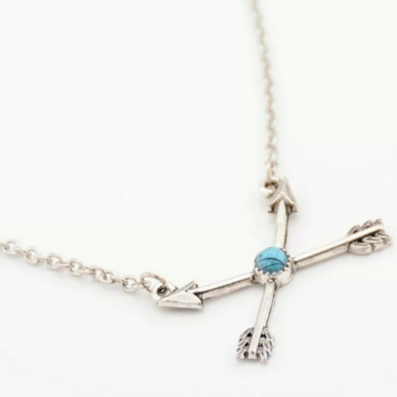 *** 5/$25 SALE! ***  Lucky Arrow Necklace - Picture 2 of 3